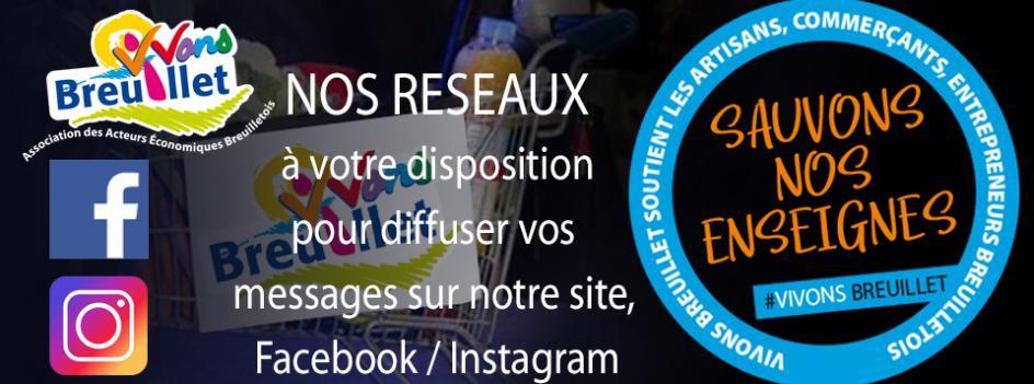 Nos réseaux à disposition